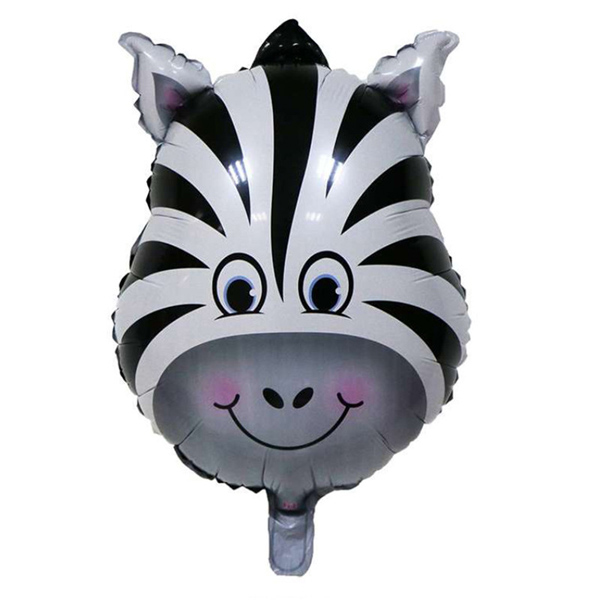 بادکنک فویلی گورخر حیوانات جنگل عروسکی ballon jungle animall