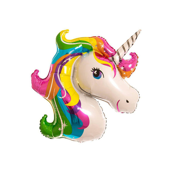 بادکنک فویلی تک شاخ اسب عروسکی تولد دختر دخترانه دخترونه دختر unicorn hors ballon toy