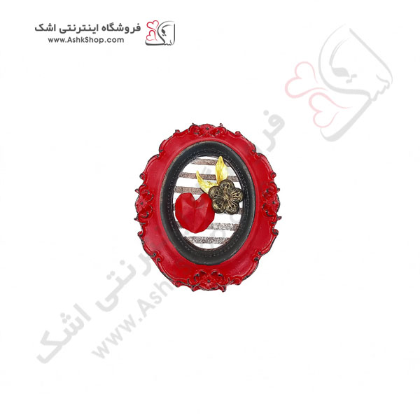 قاب سرامیکی قلبدار قرمز ولنتاین عشق عاشقانه کادویی دکوری