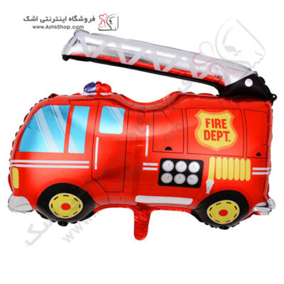 ماشین آتش نشانی بادکنک فویلی خودرو عروسکی آتشنشان
